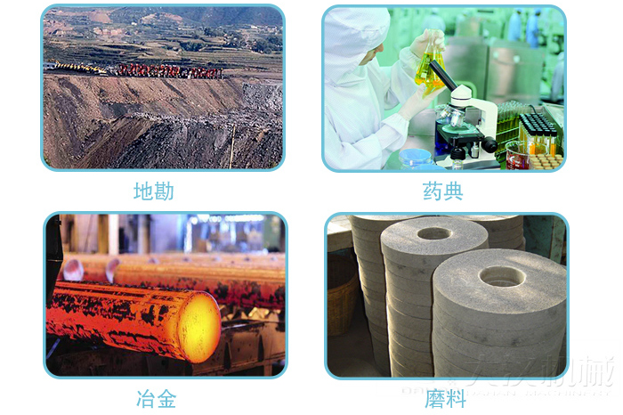 適用行業(yè):地堪，冶金，藥典,磨料