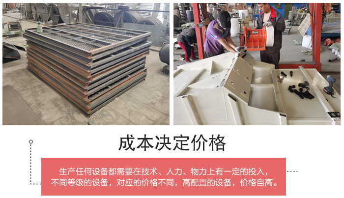 直線篩分機(jī)篩網(wǎng)，篩箱部件展示